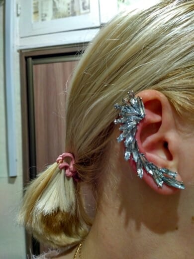 Right Ear Crystal Rhinestone Ear Cuff Wrap | Always New Jewels