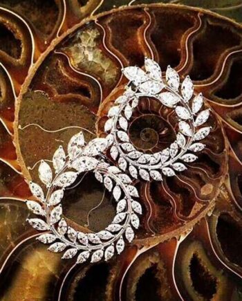 ‘Marquise Crown’ Stud Earrings or Necklace
