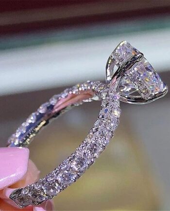 Gold or Silver ‘I Am A Princess’ Ring with Swarovski Crystals
