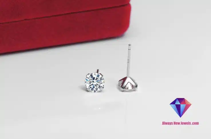 3mm to 8mm Swarovski Crystals 925 Sterling Silver Stud Earrings
