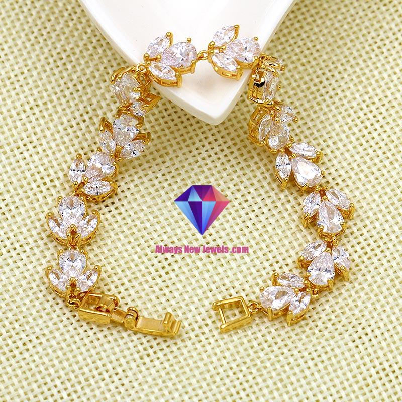 WEIMANJINGDIAN Brand High Quality Cubic Zirconia CZ Zircon Tennis Bracelet for Wedding Bridal Jewelry
