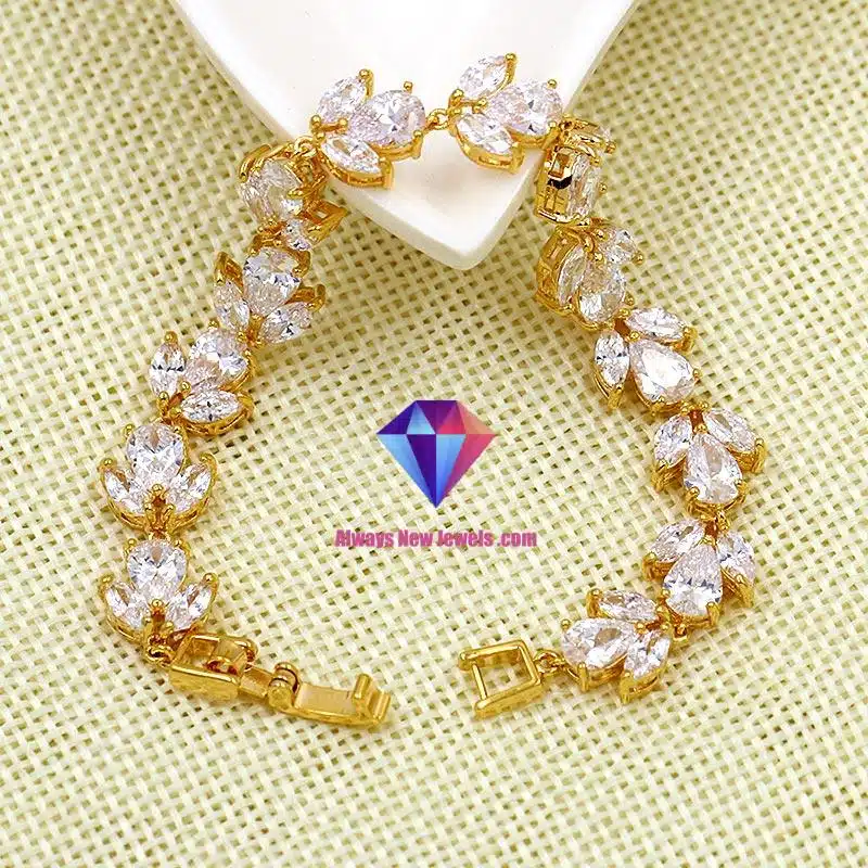WEIMANJINGDIAN Brand High Quality Cubic Zirconia CZ Zircon Tennis Bracelet for Wedding Bridal Jewelry