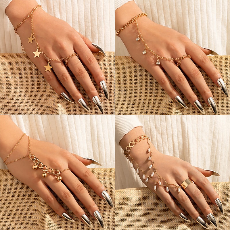 Vintage Punk Bracelet Ring