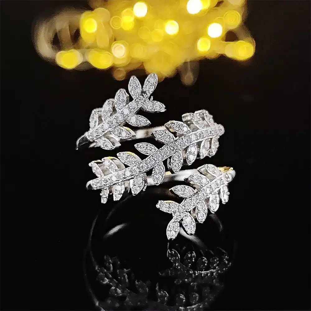 Amazon No Tiene estos Anillos por el momento. Beautiful Darling Rings Ad Color Open Adjustable Ring for Women Gold And Silver Color Wedding Party Gift