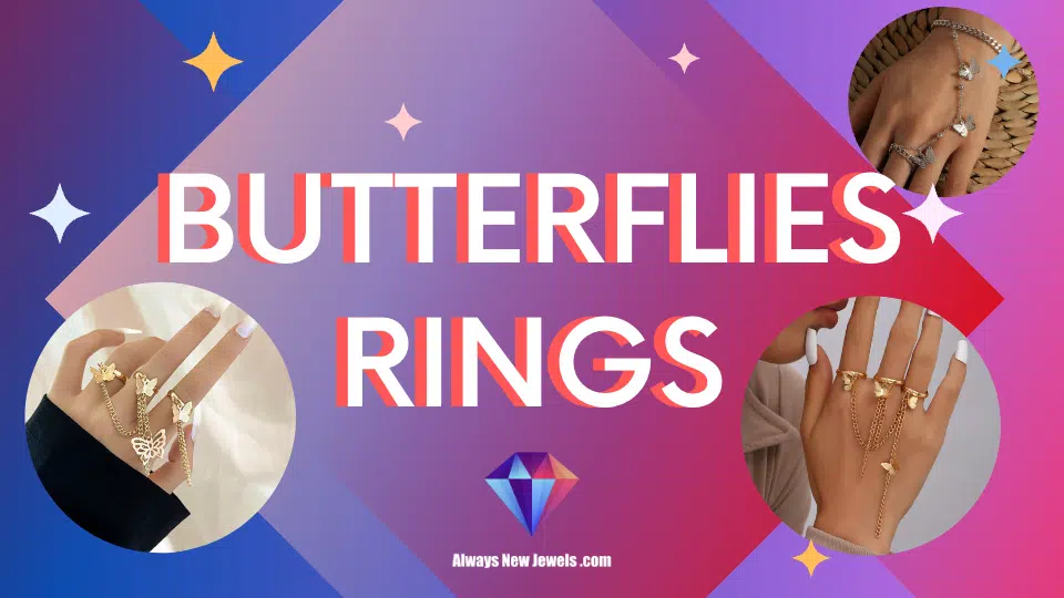 ANJ New Rings - Butterflies Rings