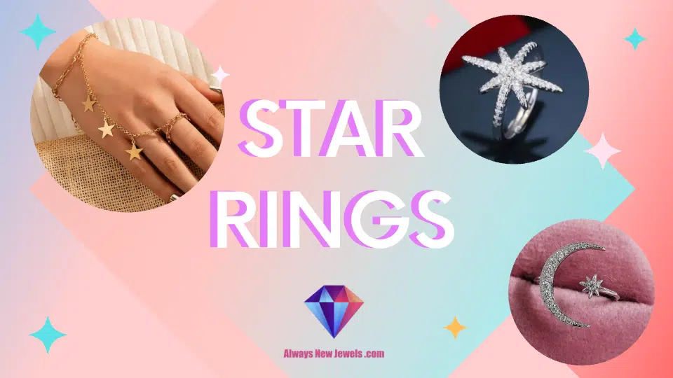 ANJ New Rings - Star Rings
