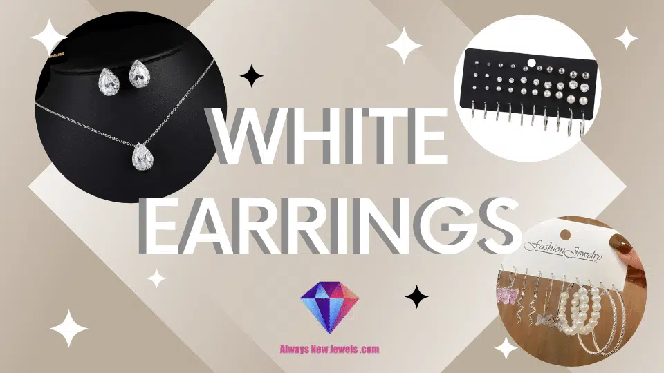 White Earrings